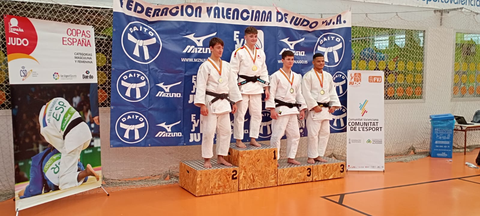 4 medallas para Navarra en la Supercopa de España de Judo Junior de Valencia. 01-10-22. RESULTADOS
